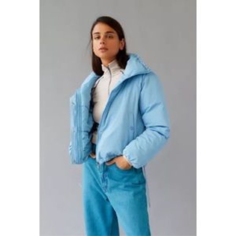 BDG Isla Lightweight Funnel Neck Puffer Jacket